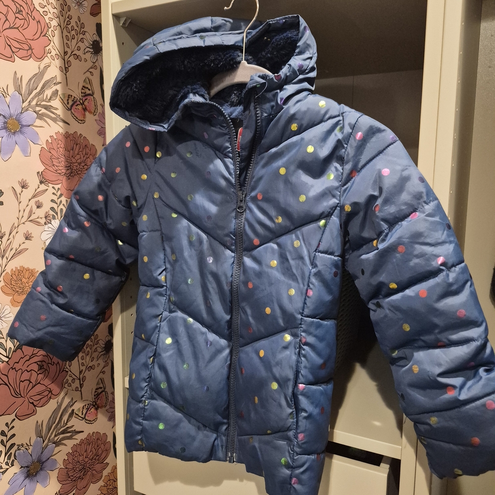 Kids Polka Dot Blue Jacket